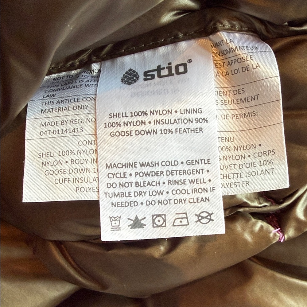 Stio Hometown Goose down Hooded Ski Snow Winter Jacket coat. Medium - Picture 7 of 9